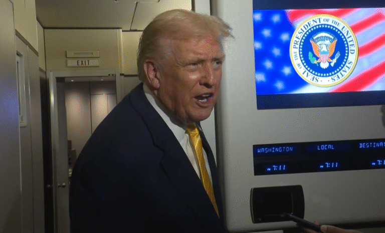 Trump Tells Female Reporter "Quiet, Piggy" When Questioned About Epstein Files