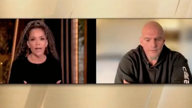 Why Bring a Butter Knife to a Gunfight Sunny Hostin Blasts Sen John Fetterman for Surrendering